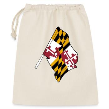 Flag of Maryland - Gift Bag 40 x 50 cm - nature - Front