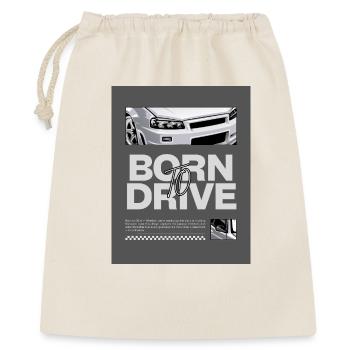Born to Drive Motorsport R34 GTR Racing Tuning  - Geschenkbeutel aus Baumwolle (40 x 50 cm) - Natur - Vorne