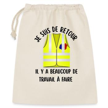 Manifestation  - Sac cadeau 40 x 50 cm - nature - Devant