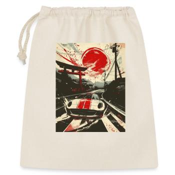 Rote Sonne JDM Kunst Straßenrennen aus Japan - Geschenkbeutel aus Baumwolle (40 x 50 cm) - Natur - Vorne