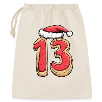 13 Number Biscuit Christmas - Gift Bag 40 x 50 cm - nature - Front