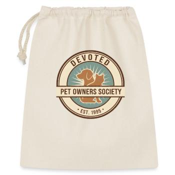 Devoted pet owner - Gift Bag 40 x 50 cm - nature - Front