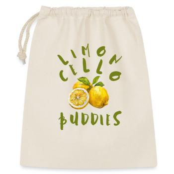 Limoncello Buddies - Geschenkbeutel aus Baumwolle (40 x 50 cm) - Natur - Vorne