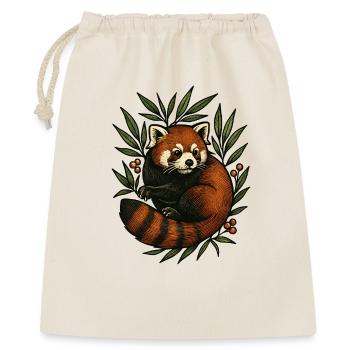 Red Panda in Foliage Vintage - Gift Bag 40 x 50 cm - nature - Front