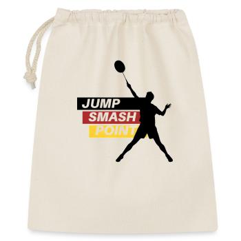 Sprung Smash Punkt - Geschenkbeutel aus Baumwolle (40 x 50 cm) - Natur - Vorne