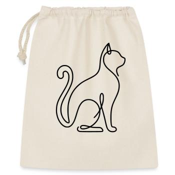 Minimalist chat online - Gift Bag 40 x 50 cm - nature - Front