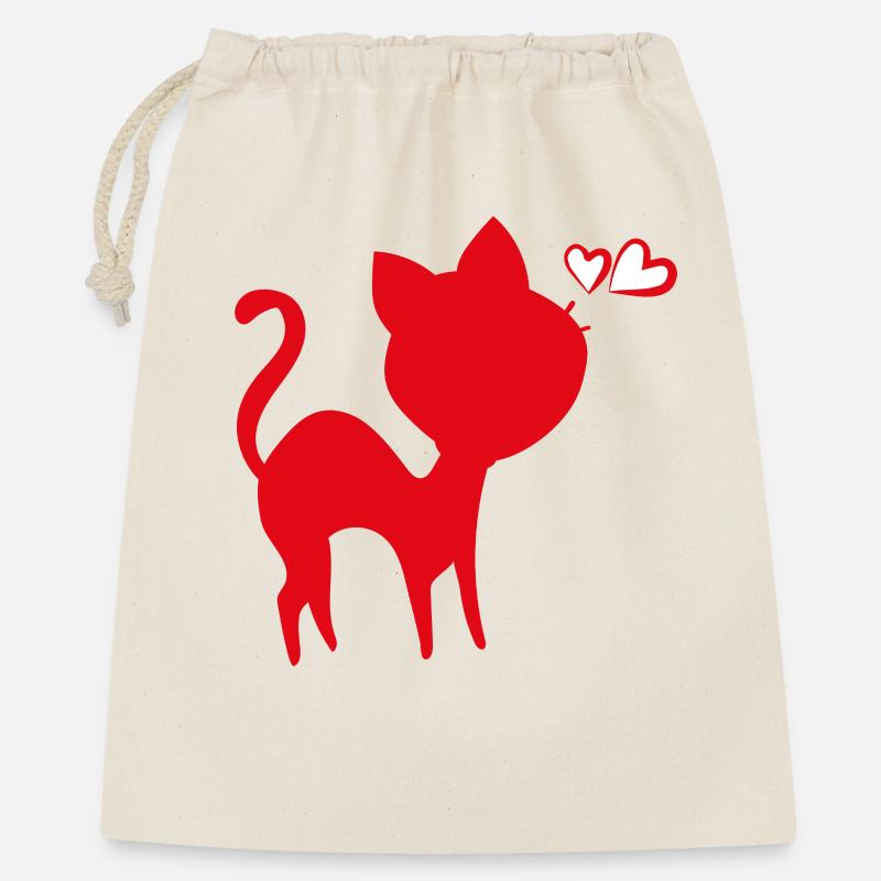 Cat - Gift Bag 40 x 50 cm - nature