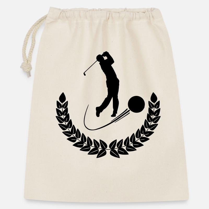 Couronne de laurier de golf - Sac cadeau 40 x 50 cm - nature