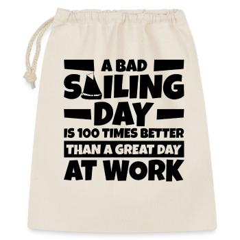 Blague de voile - Sac cadeau 40 x 50 cm - nature - Devant