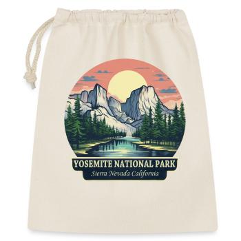 Yosemite National Park Hiking and Sunset - Gift Bag 40 x 50 cm - nature - Front
