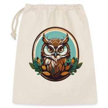Owl Night Bird - Gift Bag 40 x 50 cm - nature - Front