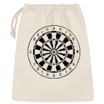 Jeu de fléchettes Pixel Graphique - Sac cadeau 40 x 50 cm - nature - Devant