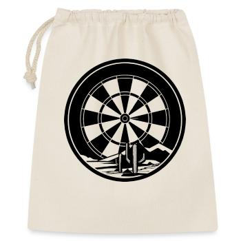 Dessin de fléchettes - Sac cadeau 40 x 50 cm - nature - Devant
