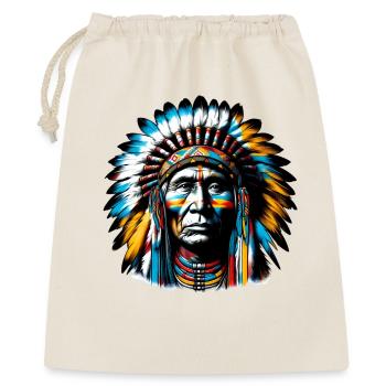 American Indian American - Gift Bag 40 x 50 cm - nature - Front