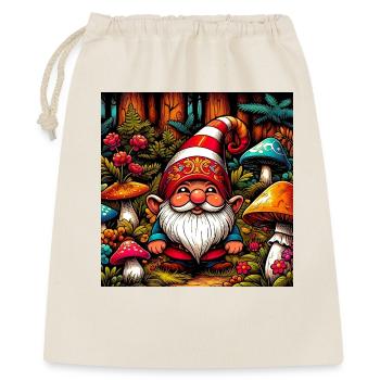 Gnom - Geschenkbeutel aus Baumwolle (40 x 50 cm) - Natur - Vorne