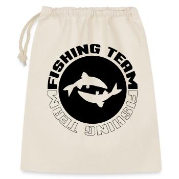 Équipe de pêche - Sac cadeau 40 x 50 cm - nature - Devant