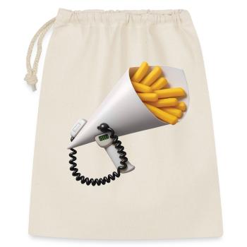 MEGA FRITE – Belgien - Geschenkbeutel aus Baumwolle (40 x 50 cm) - Natur - Vorne