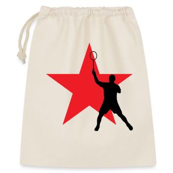 Badminton - Sport - Raquette - Sac cadeau 40 x 50 cm - nature - Devant