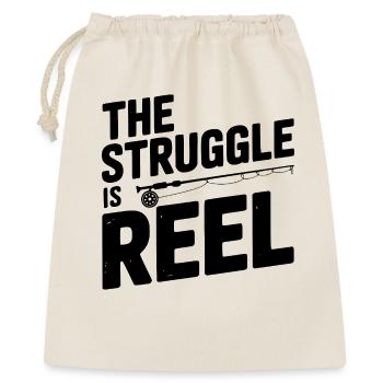 The Struggle Is Reel - Gift Bag 40 x 50 cm - nature - Front