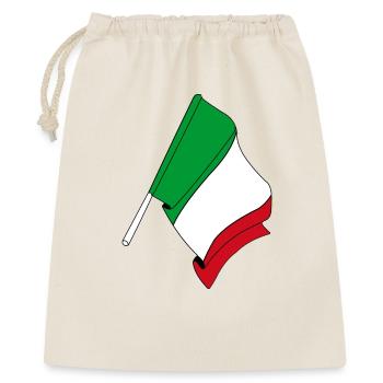 Drapeau de l’Italie - Sac cadeau 40 x 50 cm - nature - Devant