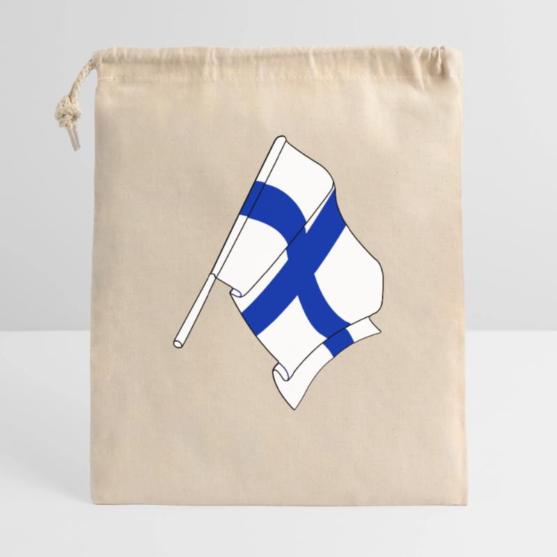 Drapeau de la Finlande Sac cadeau 40 x 50 cm