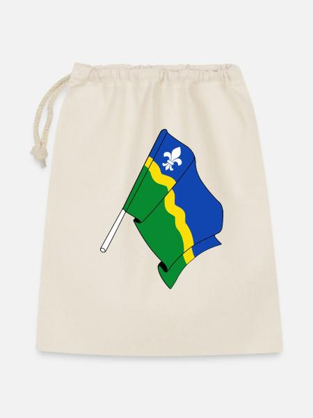 Flagge der Provinz Flevoland - Geschenkbeutel aus Baumwolle (40 x 50 cm) - Natur