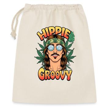 Hippie with hemp - Gift Bag 40 x 50 cm - nature - Front