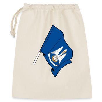 Drapeau de Lousiane - Sac cadeau 40 x 50 cm - nature - Devant
