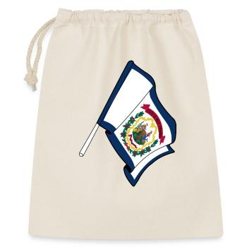 Flag of West Virginia - Gift Bag 40 x 50 cm - nature - Front