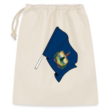 Drapeau du Vermont - Sac cadeau 40 x 50 cm - nature - Devant