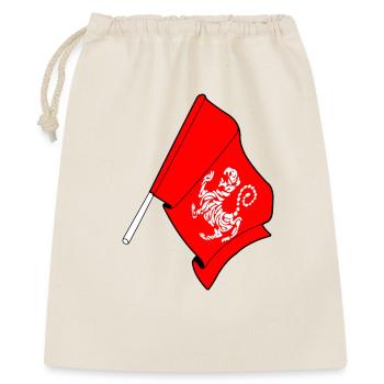 Drapeau avec karaté Shotokan tigre - Sac cadeau 40 x 50 cm - nature - Devant