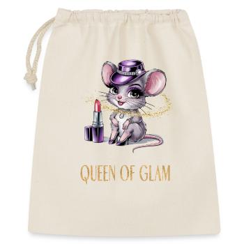 Queen of Glam Cute Mouse - Gift Bag 40 x 50 cm - nature - Front