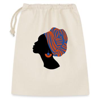 African Woman Traditional Design Africa - Gift Bag 40 x 50 cm - nature - Front