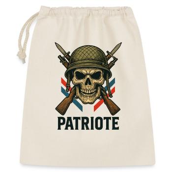 France - Patriot Military Helmet - Gift Bag 40 x 50 cm - nature - Front