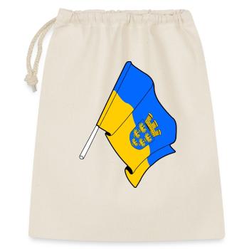 Drapeau du Niederösterreich - Sac cadeau 40 x 50 cm - nature - Devant