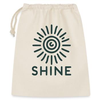 Sonnenspirale Shine - Geschenkbeutel aus Baumwolle (40 x 50 cm) - Natur - Vorne