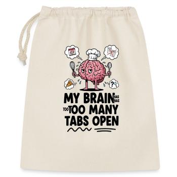 Brain Chef: Too Many Tabs Open - Gift Bag 40 x 50 cm - nature - Front