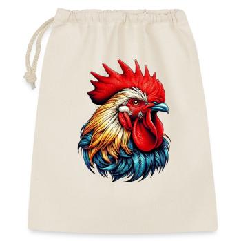 Coq Poule - Sac cadeau 40 x 50 cm - nature - Devant