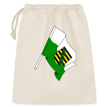 Drapeau Saxe - Sac cadeau 40 x 50 cm - nature - Devant