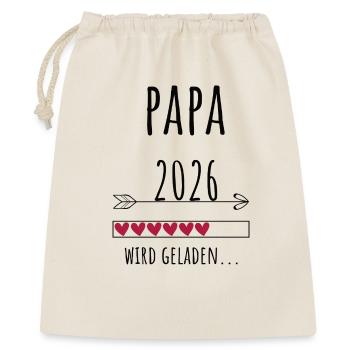 Dad-to-be 2026 Gift Pregnancy - Gift Bag 40 x 50 cm - nature - Front