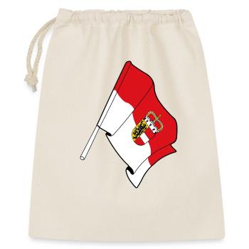 Drapeau de Salzbourg - Sac cadeau 40 x 50 cm - nature - Devant