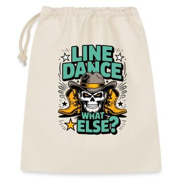 Boot Western de la danse en ligne avec crâne - Sac cadeau 40 x 50 cm - nature - Devant