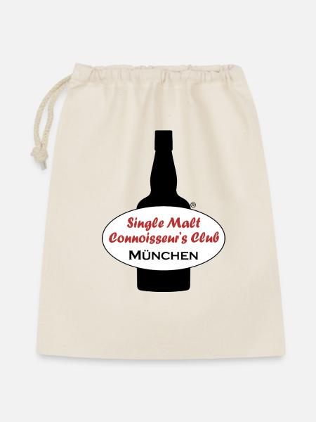 Single Malt Club München - Geschenkbeutel aus Baumwolle (40 x 50 cm) - Natur