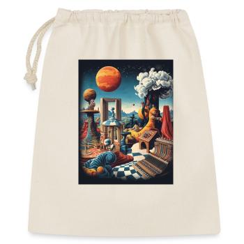 Surreal Planetarium Cityscape - Gift Bag 40 x 50 cm - nature - Front