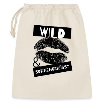 Wild Sonnengeküsst - Geschenkbeutel aus Baumwolle (40 x 50 cm) - Natur - Vorne