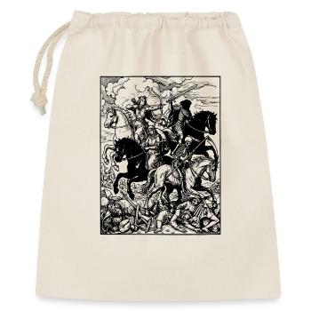Vier Reiter der Apokalypse - Geschenkbeutel aus Baumwolle (40 x 50 cm) - Natur - Vorne