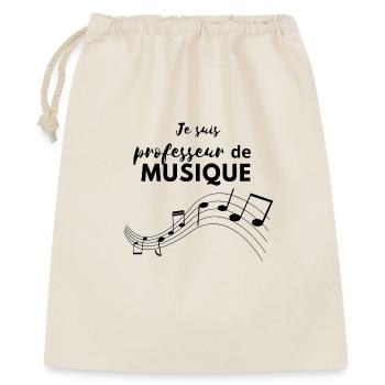 I am a music teacher - Gift Bag 40 x 50 cm - nature - Front