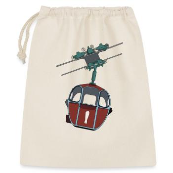 Télécabine - Bière de blé rouge - Sac cadeau 40 x 50 cm - nature - Devant