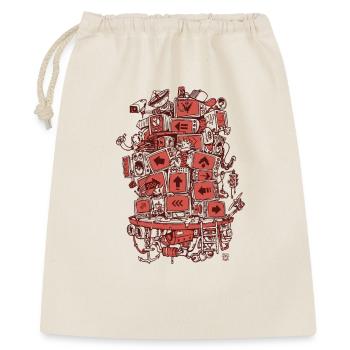 TV Project 2 Colors - Gift Bag 40 x 50 cm - nature - Front
