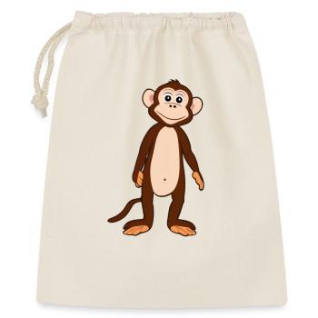 Singe - Sac cadeau 40 x 50 cm - nature - Devant